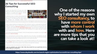 #seosuccess by @aleyda from @orainti for #brightonseohttps://www.aleydasolis.com/en/search-engine-optimization/successful-...