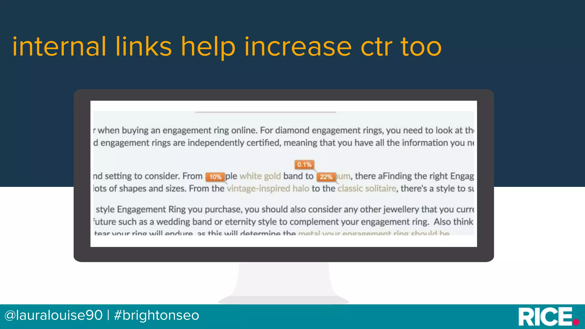 BRAUMGroup 18@lauralouise90 | #brightonseo
internal links help increase ctr too
 