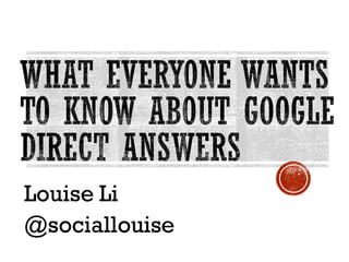 Louise Li
@sociallouise
 