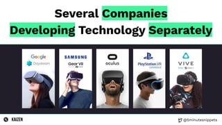 @5minutesnippets
Several Companies
Developing Technology Separately
 
