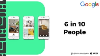 @5minutesnippets
6 in 10
People
 