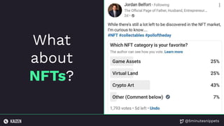 @5minutesnippets
What
about
NFTs?
 