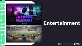@5minutesnippets
Entertainment
 