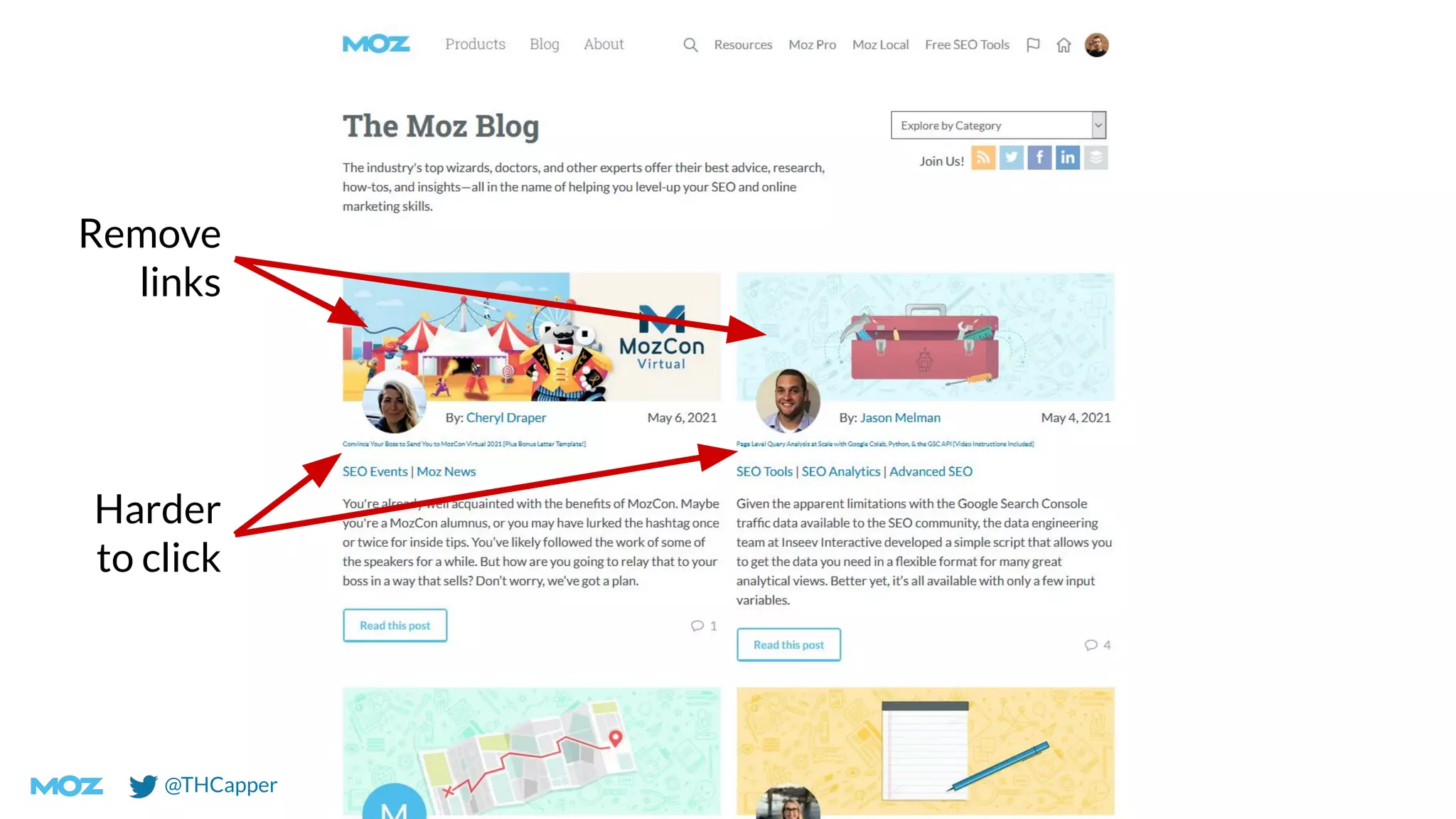 @THCapper
Remove
links
Harder
to click
 