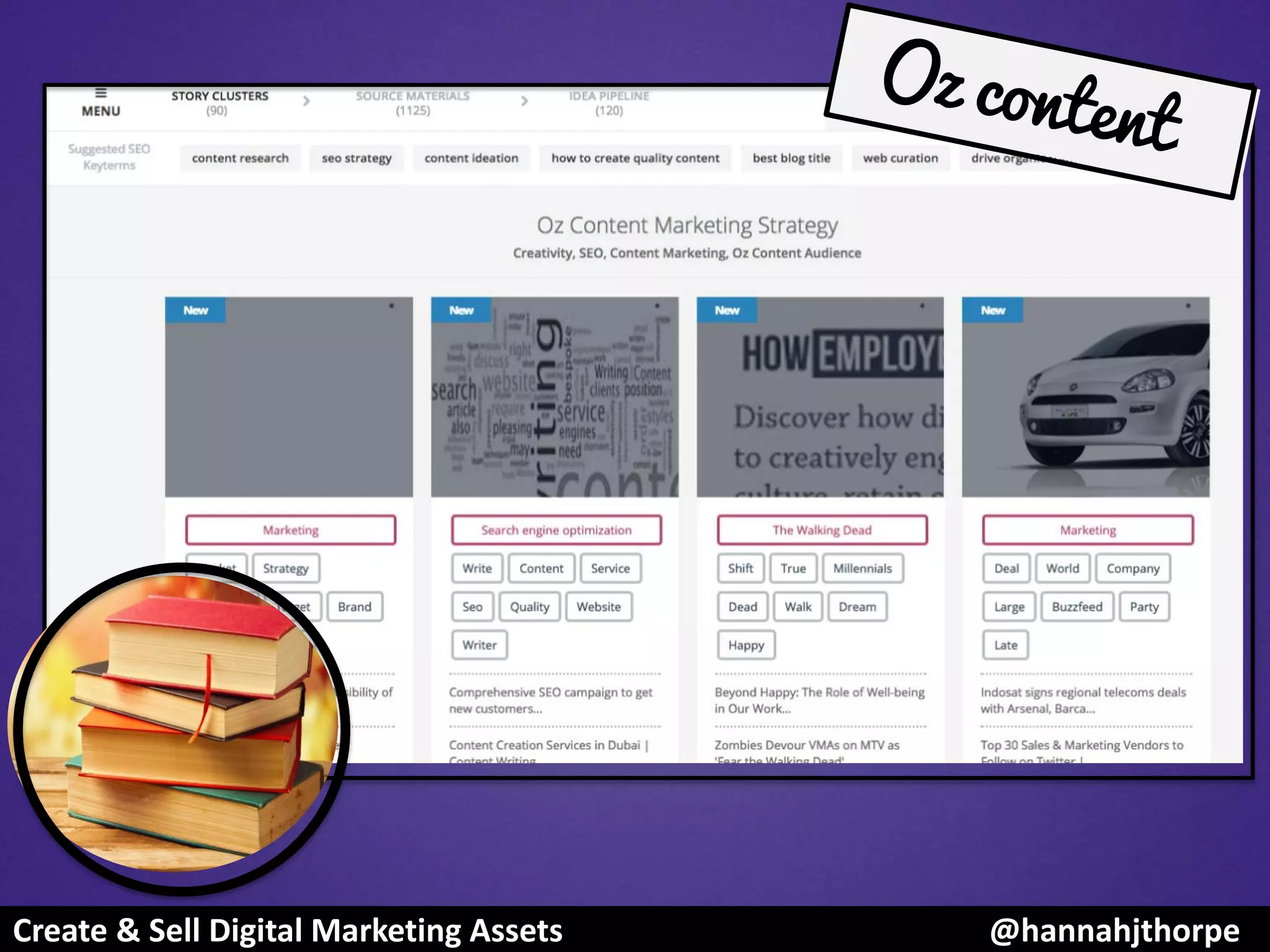 Create & Sell Digital Marketing Assets @hannahjthorpe