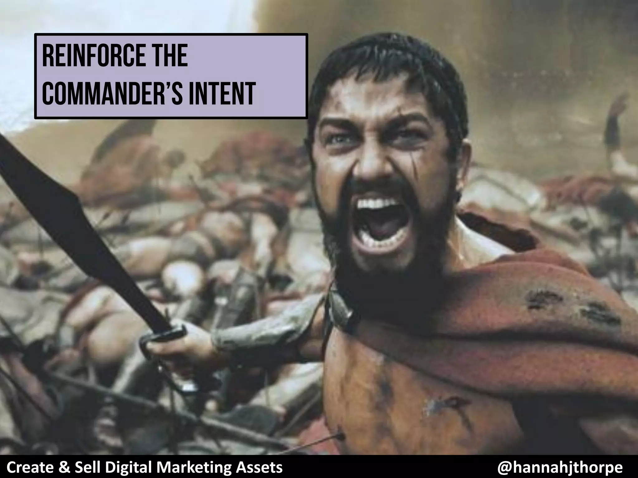 Create & Sell Digital Marketing Assets @hannahjthorpe