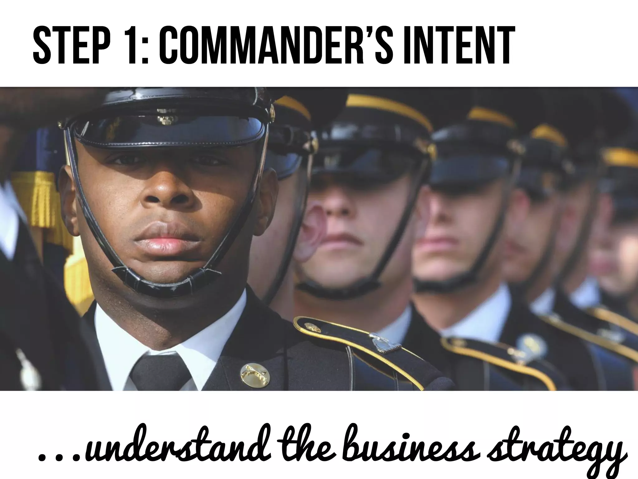 ...understand the business strategy