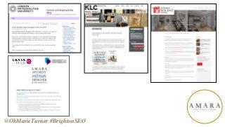 @OhMarieTurner #BrightonSEO
 