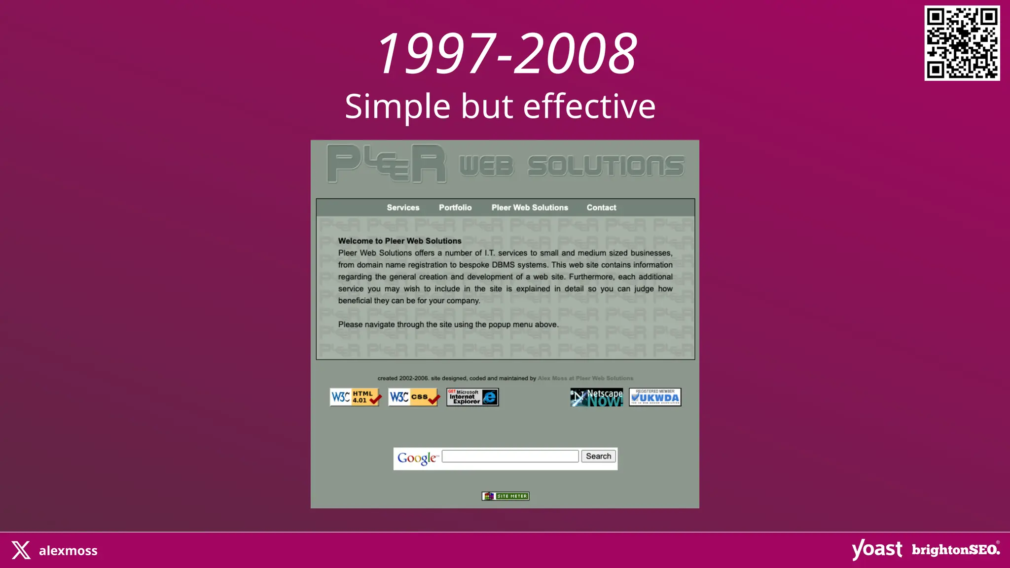 alexmoss
1997-2008
Simple but effective
 