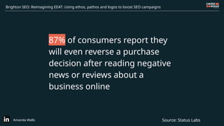 Brighton SEO 2025: Reimagining E-E-A-T: Using Ethos, Pathos & Logos To ...