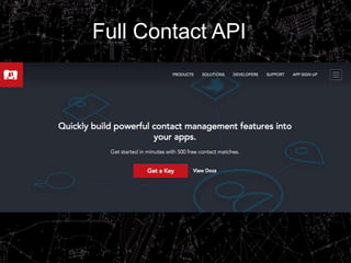 Full Contact API
 