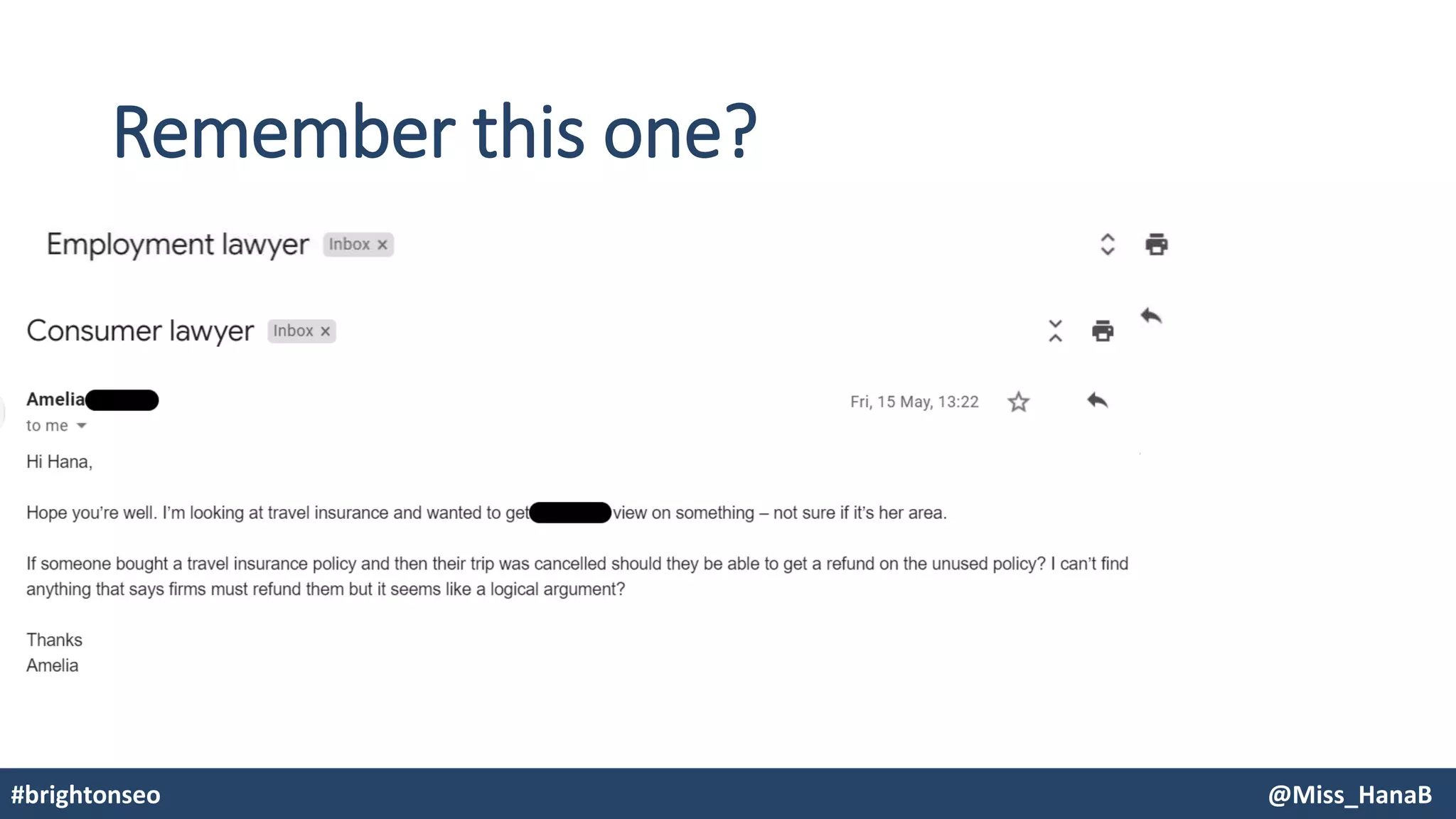 Remember this one?
#brightonseo @Miss_HanaB
 