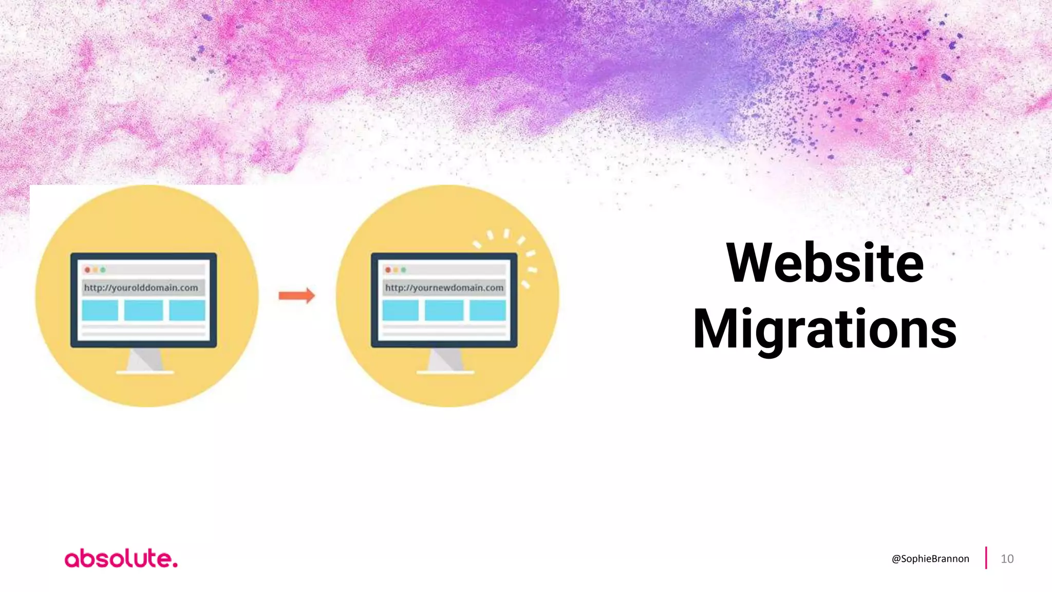 @SophieBrannon 10
Website
Migrations
 