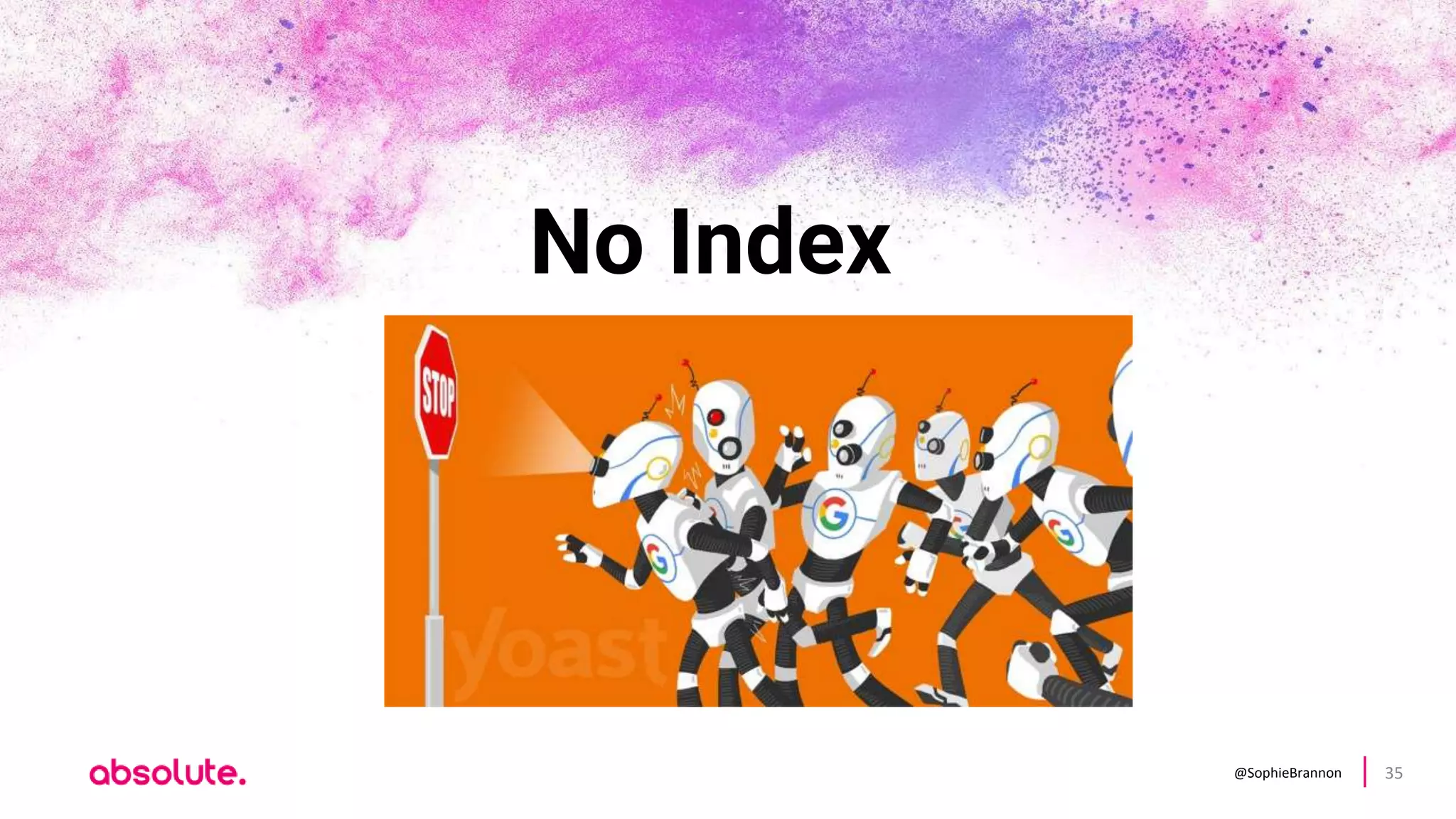 @SophieBrannon 35
No Index
 