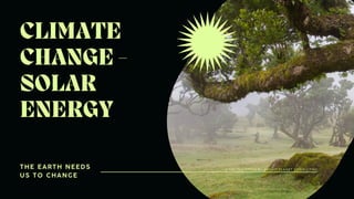Climate Change - Solar Energy | PDF