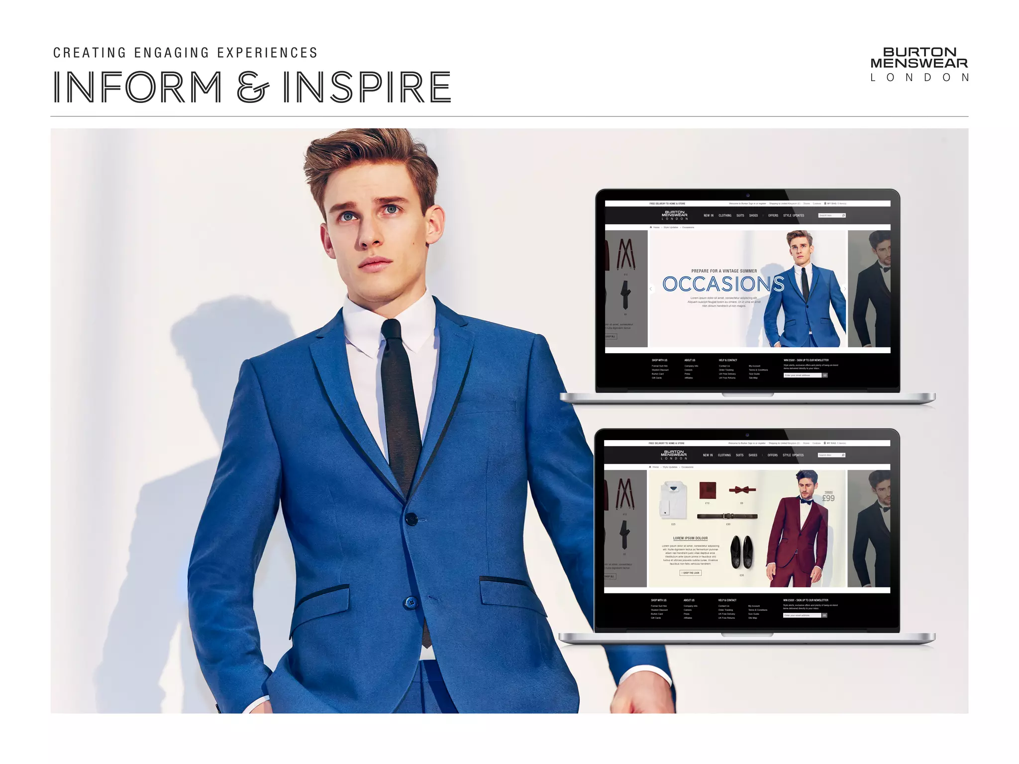 Inform & inspire
C R E A T I N G E N G A G I N G E X P E R I E N C E S !
 