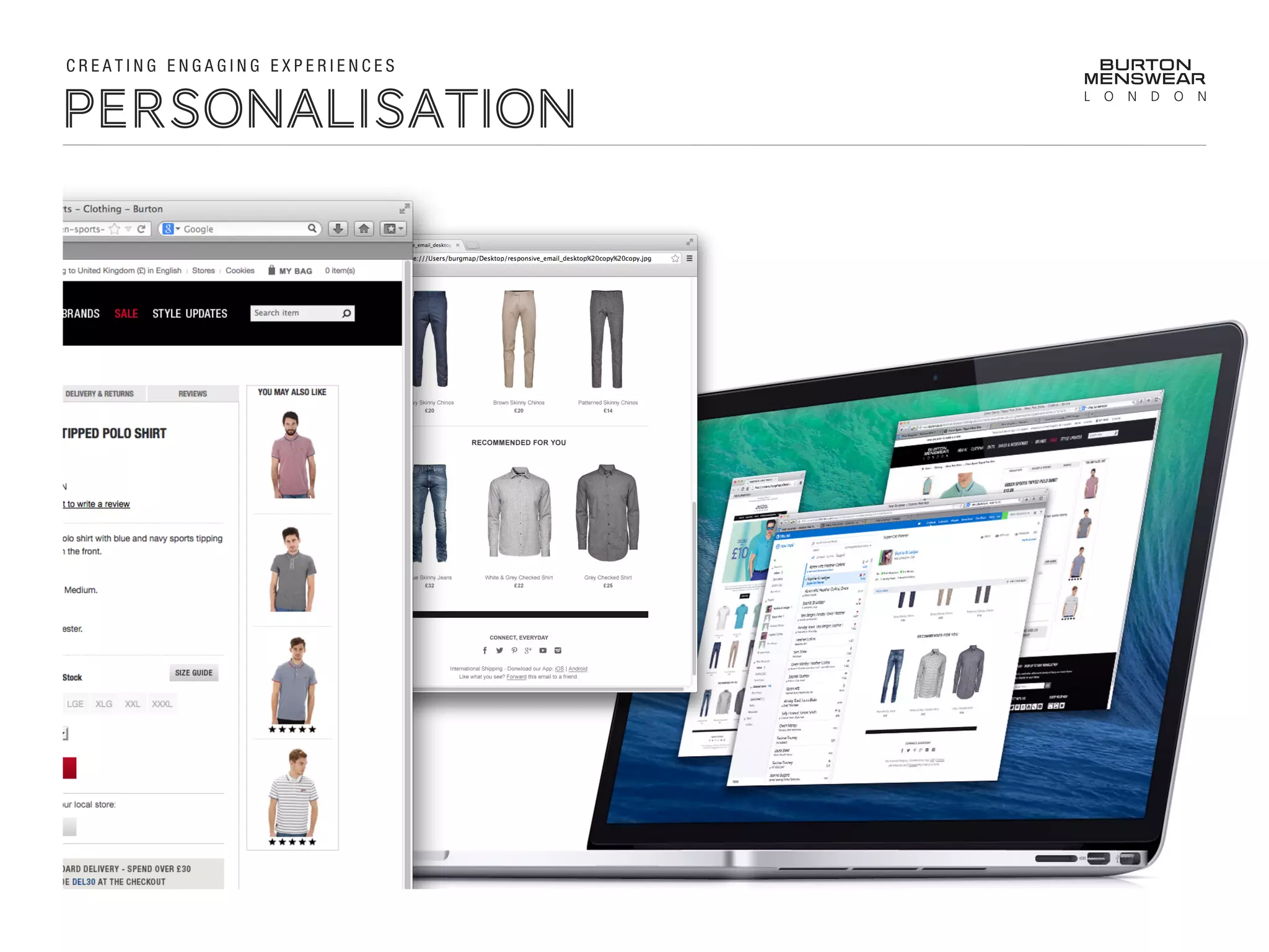 PERSONALISATION
C R E A T I N G E N G A G I N G E X P E R I E N C E S !
 