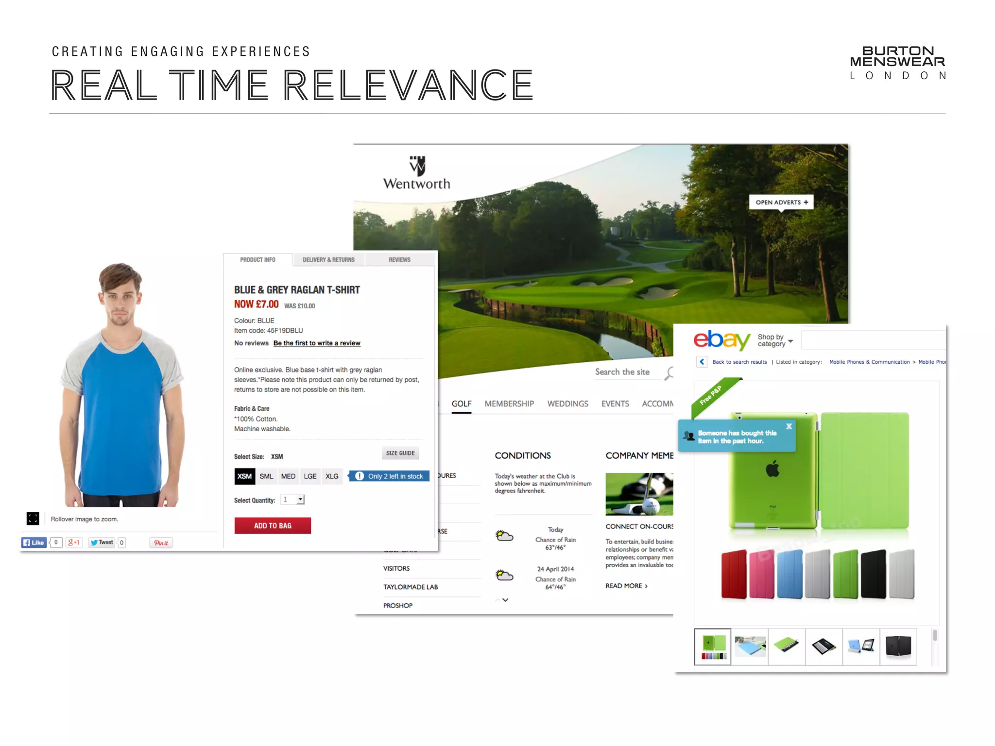 REAL TIME RELEVANCE
C R E A T I N G E N G A G I N G E X P E R I E N C E S !
 