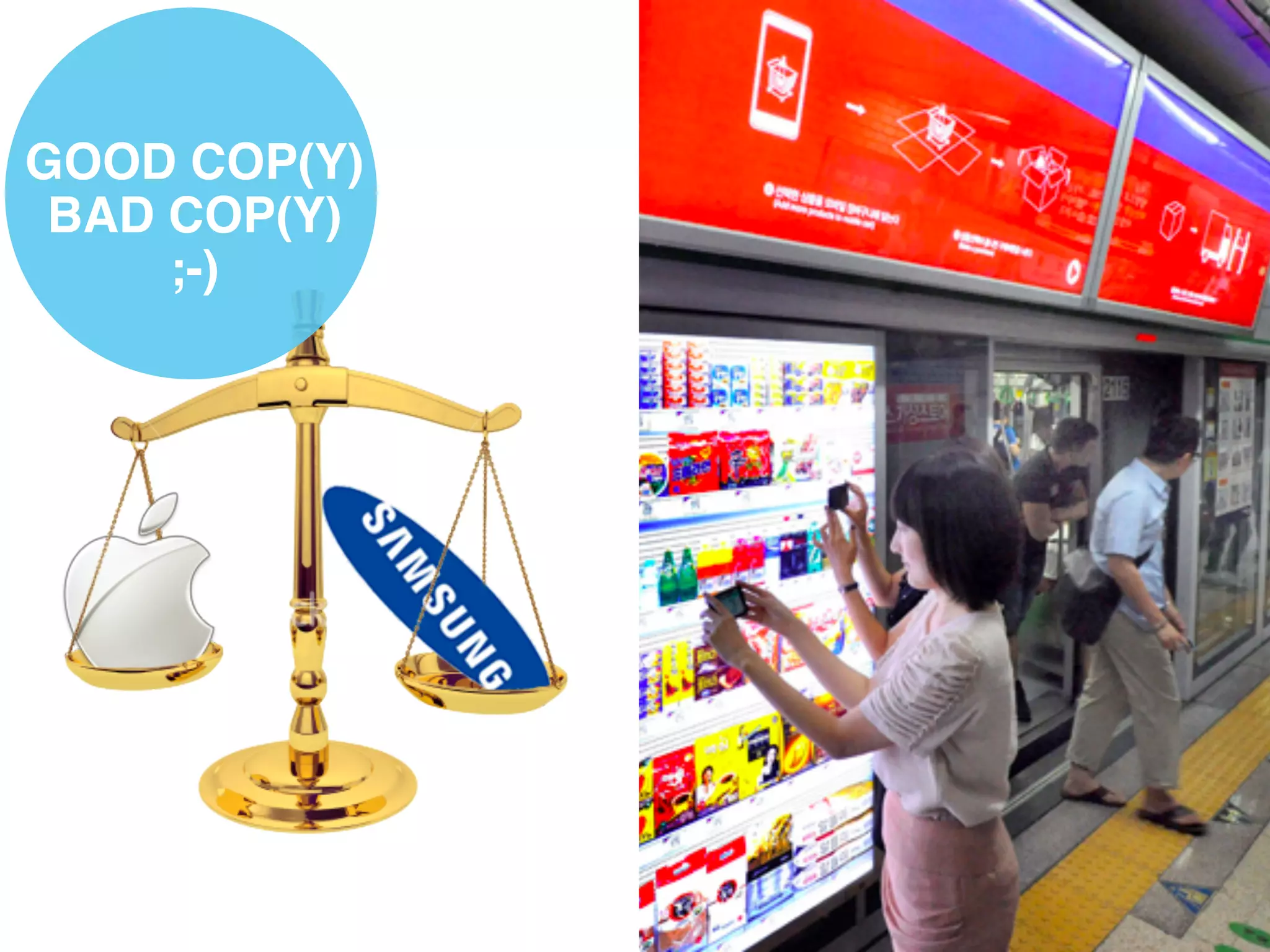 GOOD COP(Y)!
BAD COP(Y) !
;-)!
 