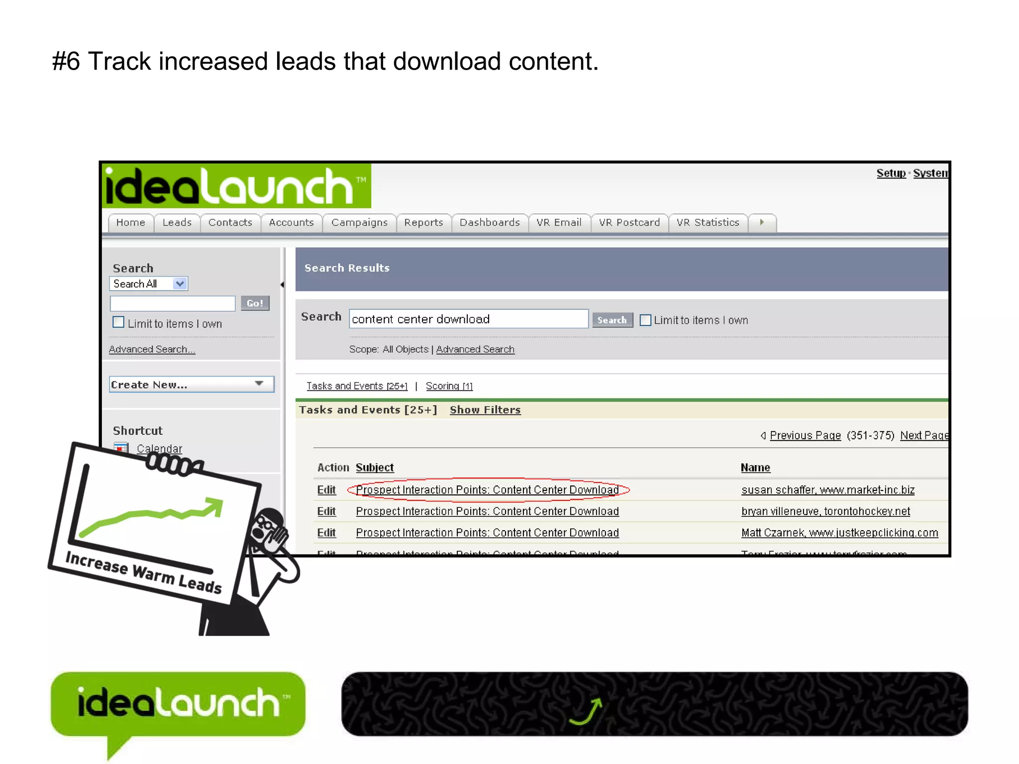 #6 Track increased leads that download content. 