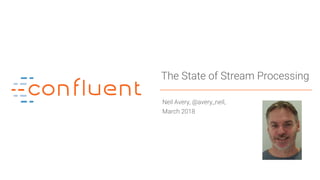 The State of Stream Processing | PDF