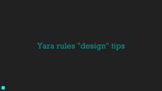 Upping the APT hunting game: learn the best YARA practices from ...