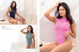 ART. 2144
Body de morley microfibra
Talles: S - M - L
Colores: Blanco - Negro - Pink - Oliva
18 | Intimates Intimates | 19
 