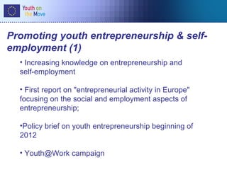 Youth Employment and Youth on the Move | PPT
