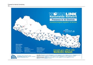 Proposal for Internet Connectivity
14
 