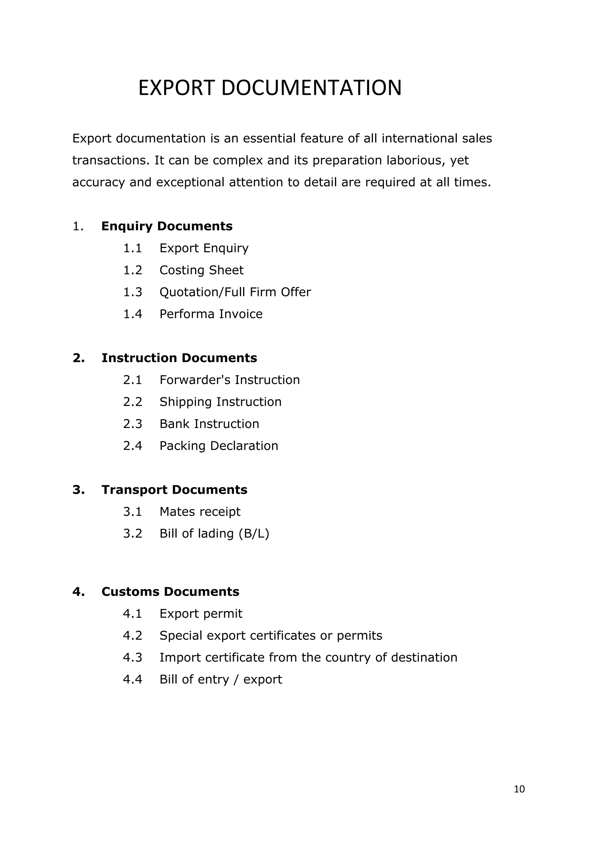 Brijal's report on import n export
