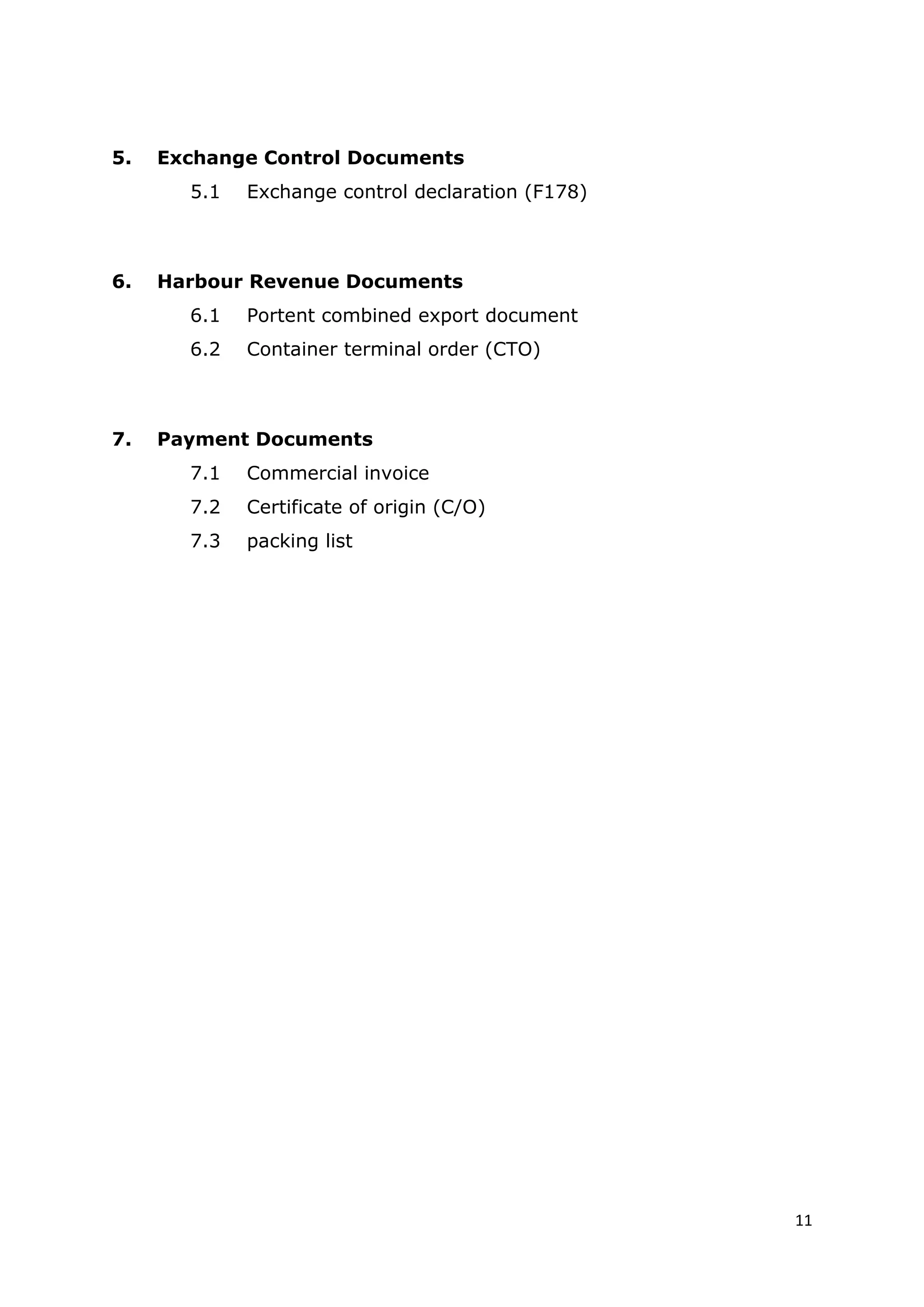 Brijal's report on import n export