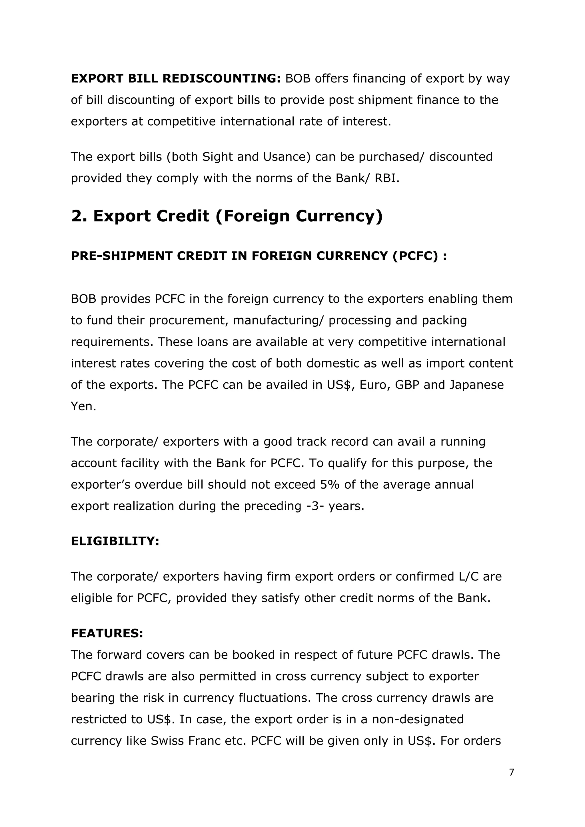 Brijal's report on import n export