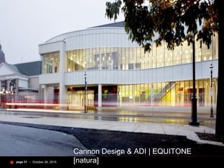 - October 28, 2015page 31
Cannon Design & ADI | EQUITONE
[natura]
 