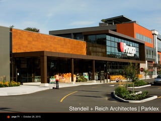 - October 28, 2015page 71
Stendeil + Reich Architectes | Parklex 
 