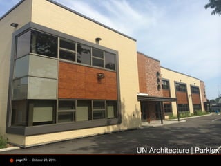 - October 28, 2015page 72
UN Architecture | Parklex 
 