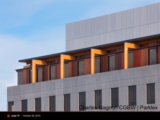 - October 28, 2015page 74
Charles Gagnon CGBW | Parklex
 
