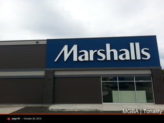 - October 28, 2015page 93
MGBA | Tonality
 