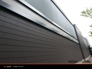 - October 28, 2015page 94
MGBA | Tonality
 