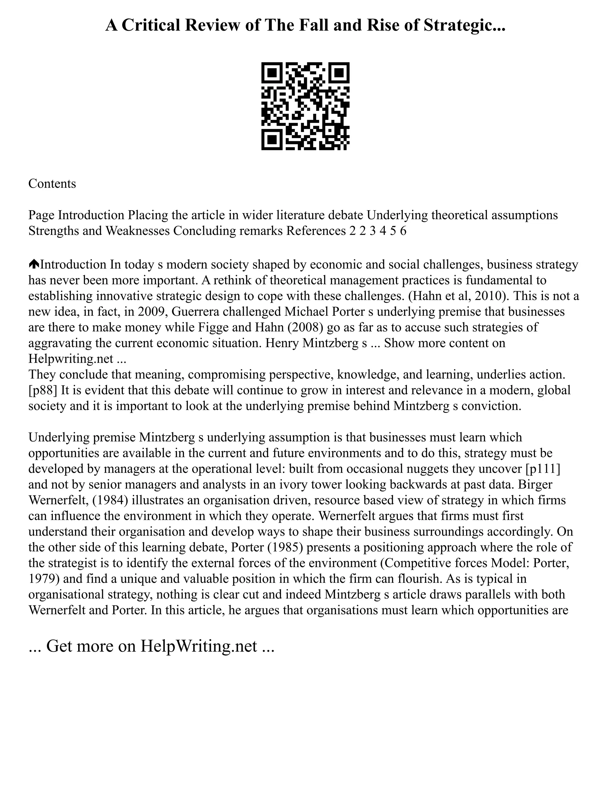 Brilliant How To Write A Good Conclusion With Examples Re | PDF