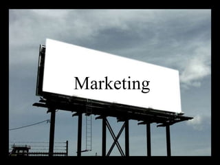 Marketing
 