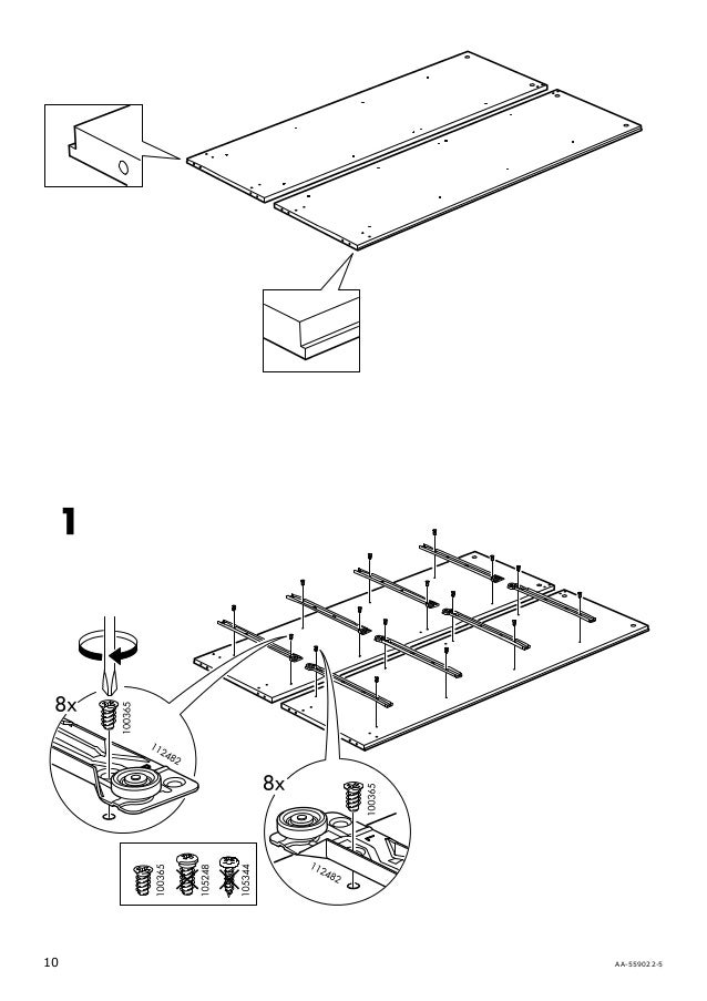 Brimnes dresser assembly instructions
