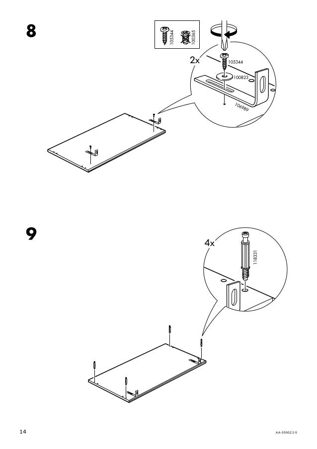 Brimnes dresser assembly instructions