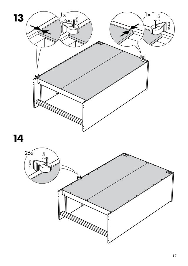 Brimnes dresser assembly instructions