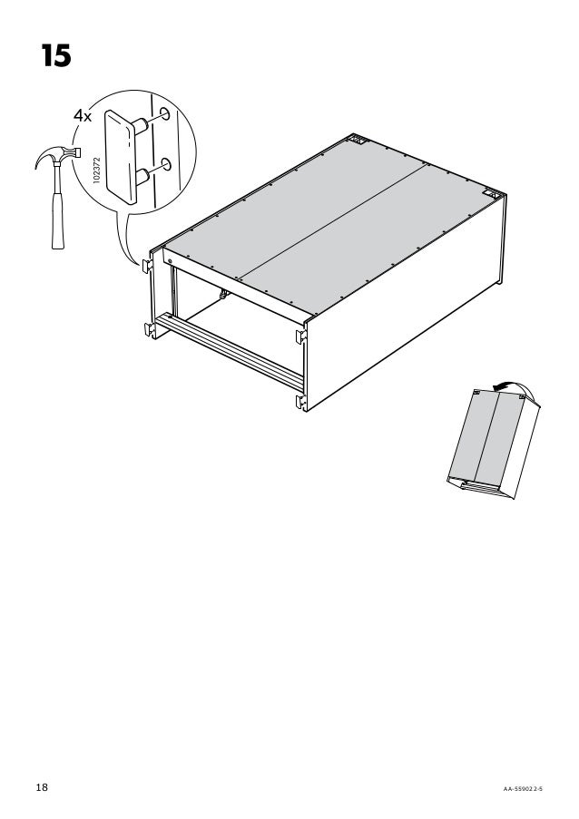 Brimnes dresser assembly instructions