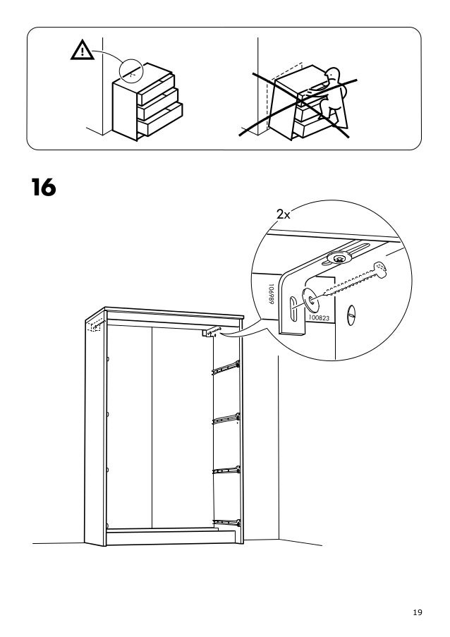 Brimnes dresser assembly instructions