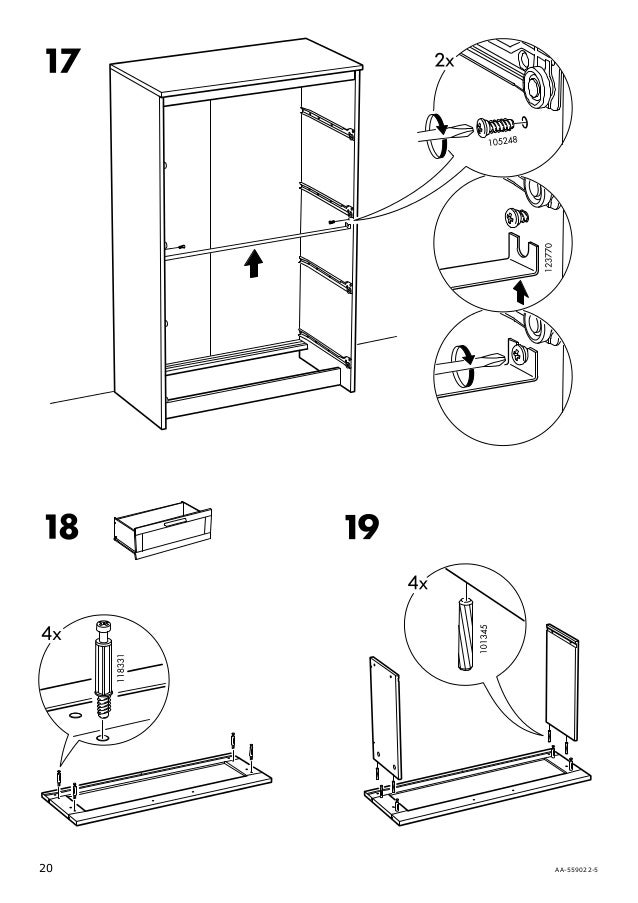 Brimnes dresser assembly instructions