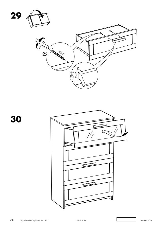 Brimnes dresser assembly instructions Brimnes dresser assembly instructions
