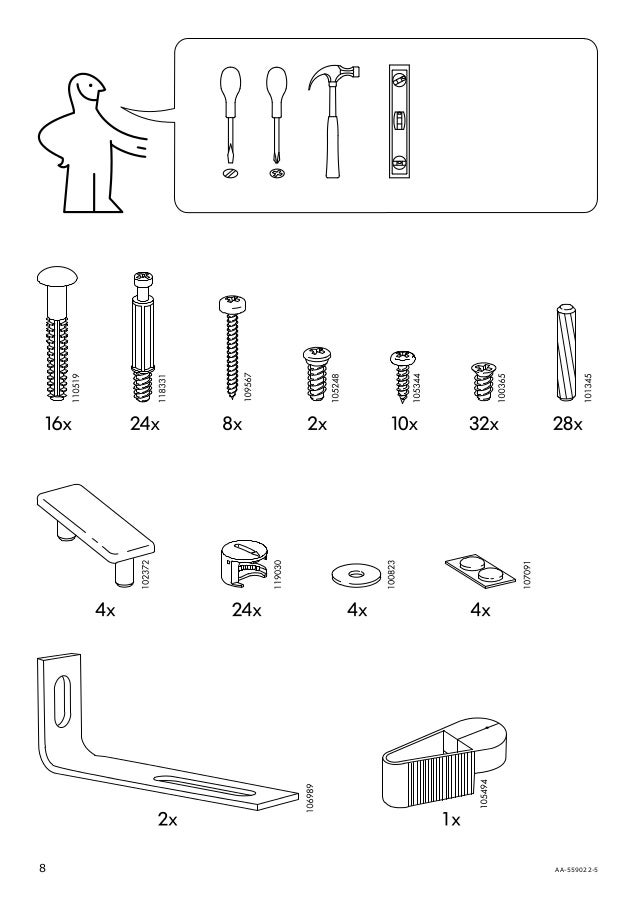 Brimnes dresser assembly instructions