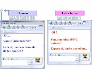 Loira no MSN