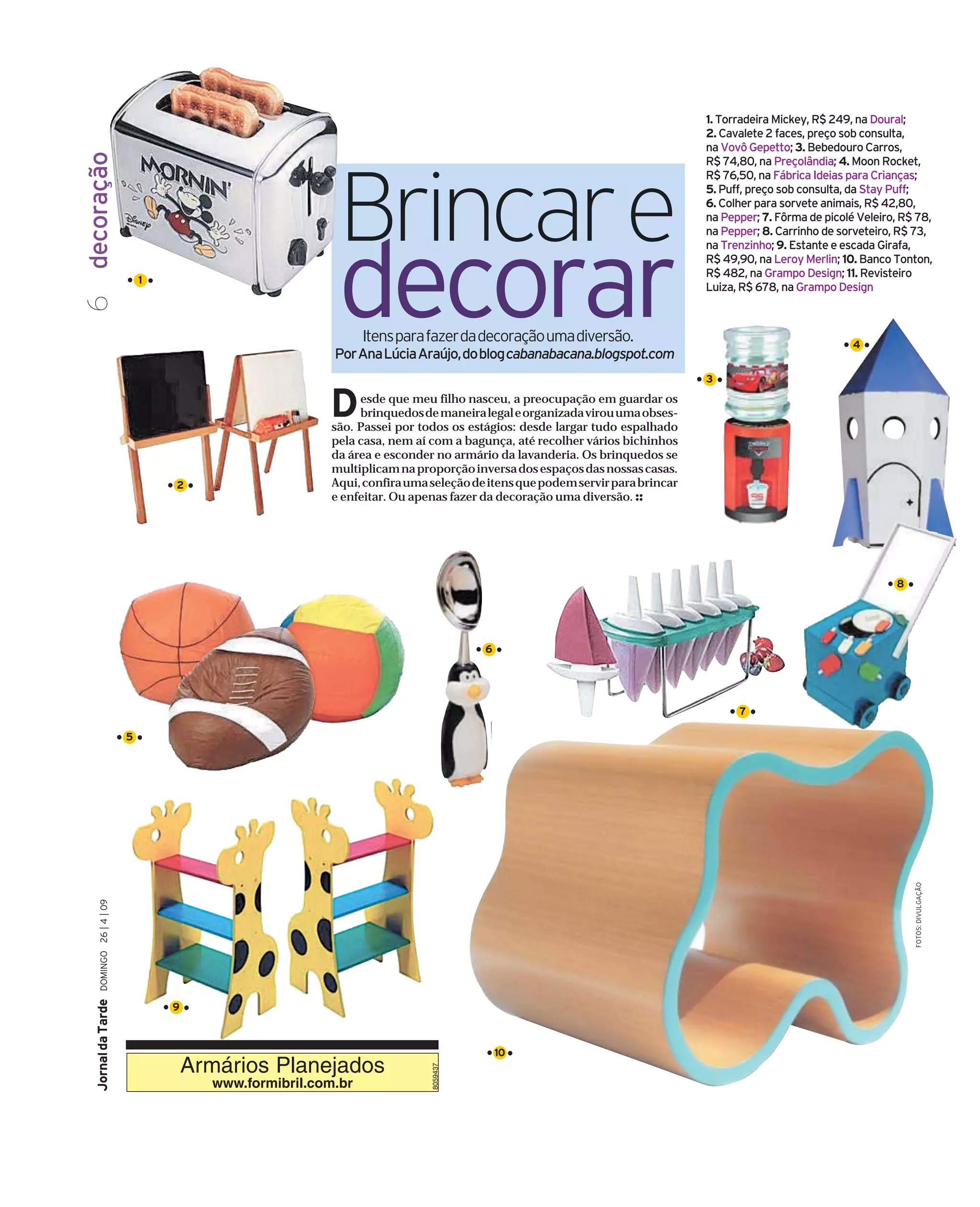 Brincar e decorar